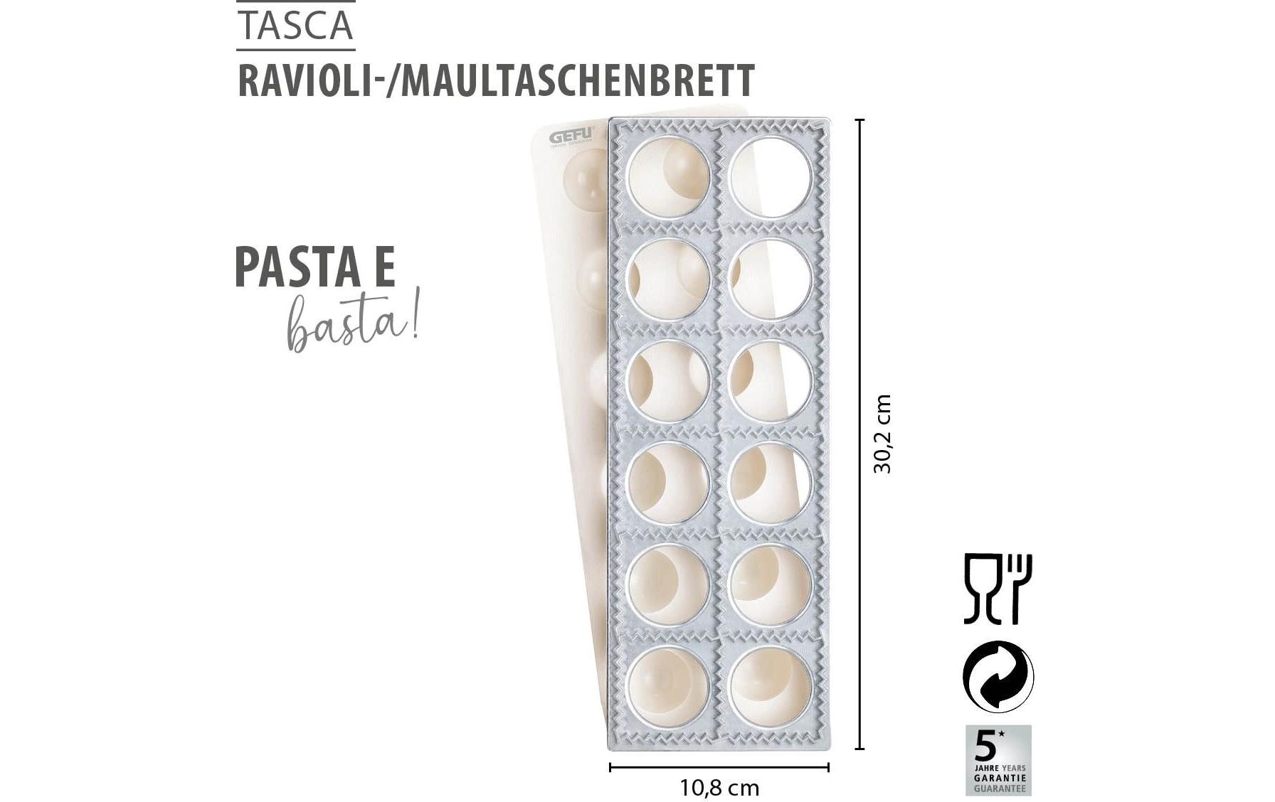 GEFU Ravioli- und Teigtaschenformer Tasca 3-teilig, eckig