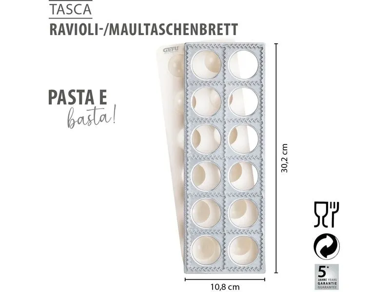 GEFU Ravioli- und Teigtaschenformer Tasca 3-teilig, eckig