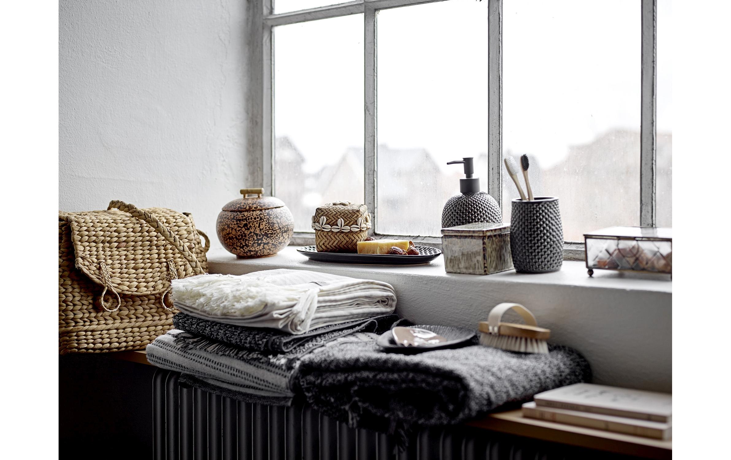 Bloomingville Seifenspender Hrin 3er Set, Anthrazit