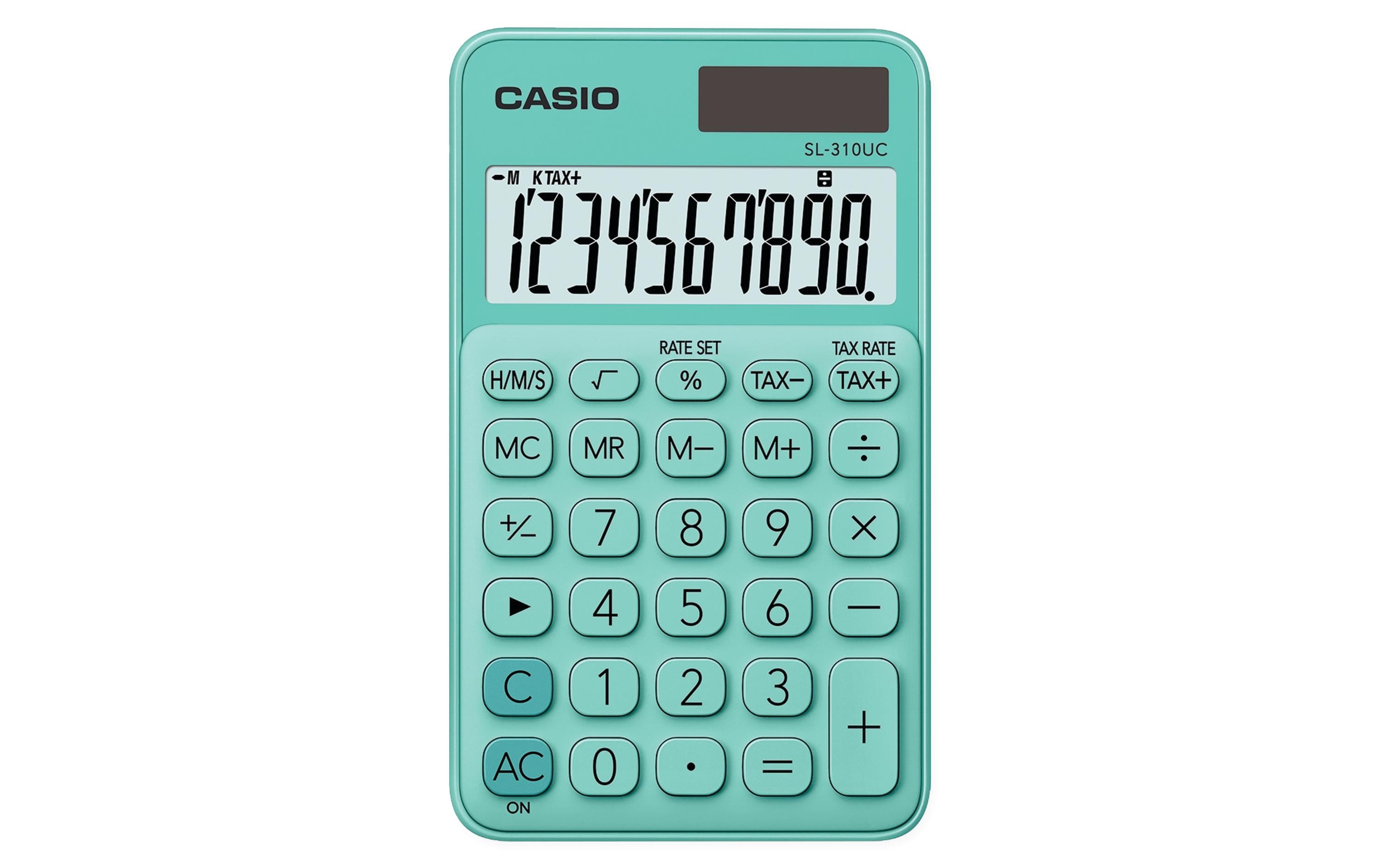 Casio Taschenrechner SL-310UC-GN Türkis