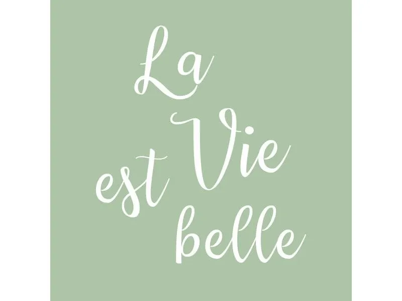 Braun + Company Papierservietten La vie est belle, 33 cm x 33 cm, 20 Stück