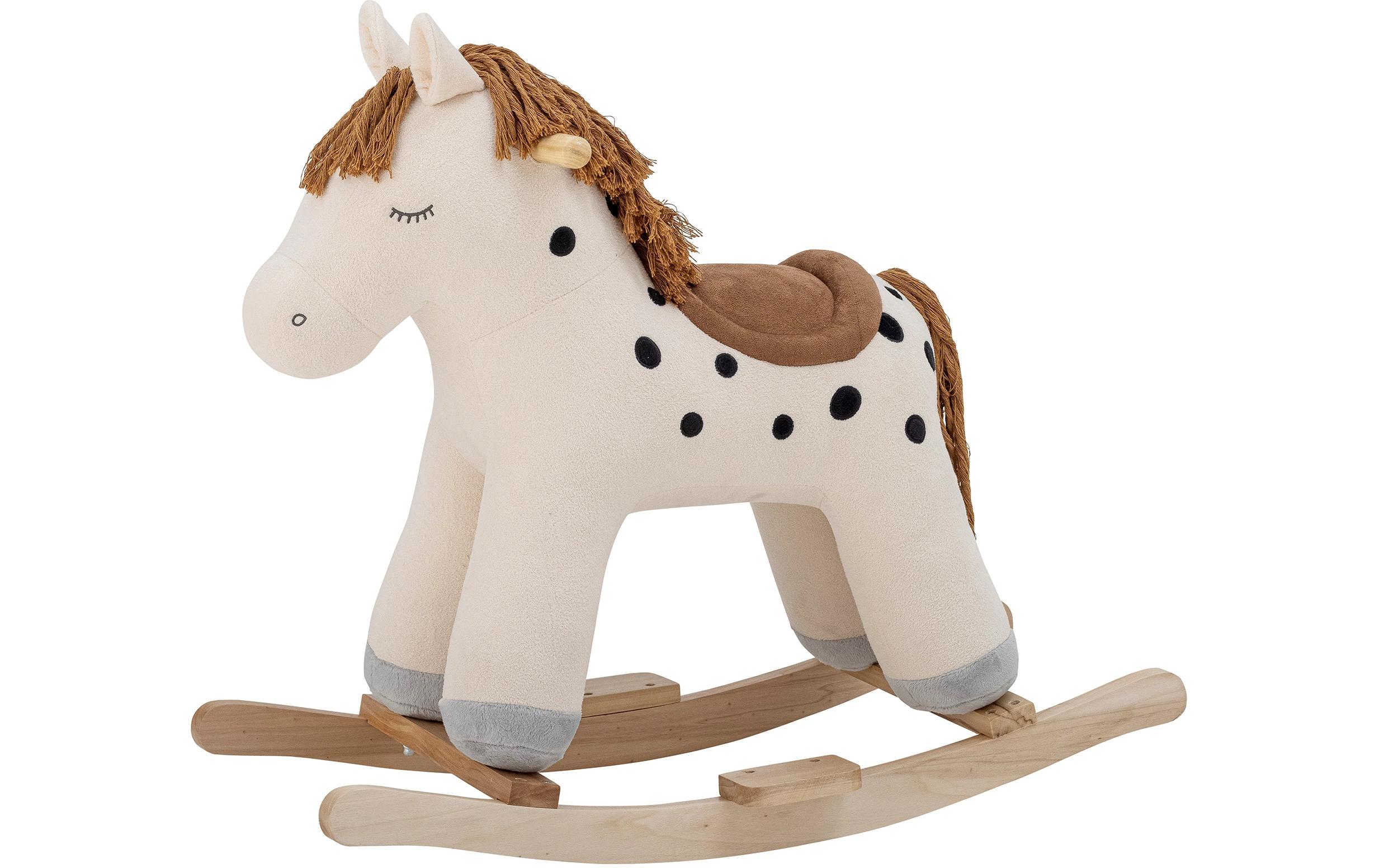 Bloomingville Schaukelpferd Merlen Weiss