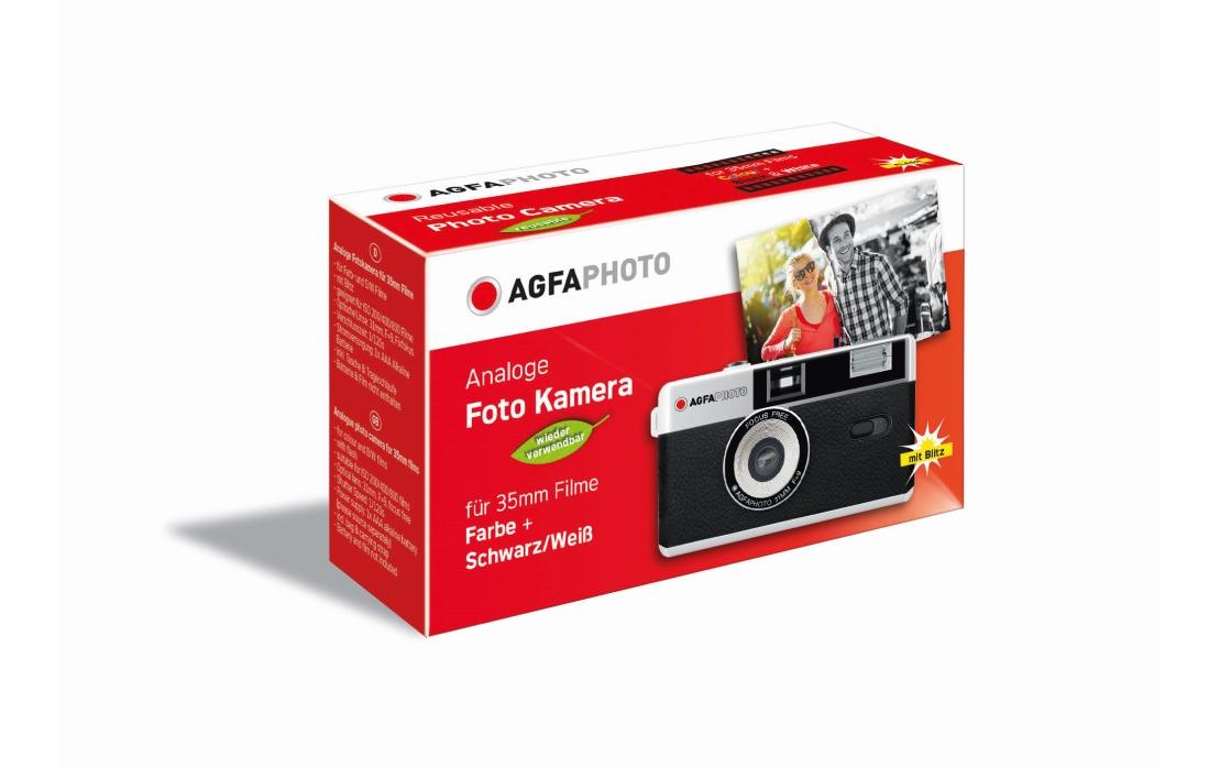 Agfa Analogkamera 35 mm - Schwarz Agfa Analogkamera 35 mm - Schwarz