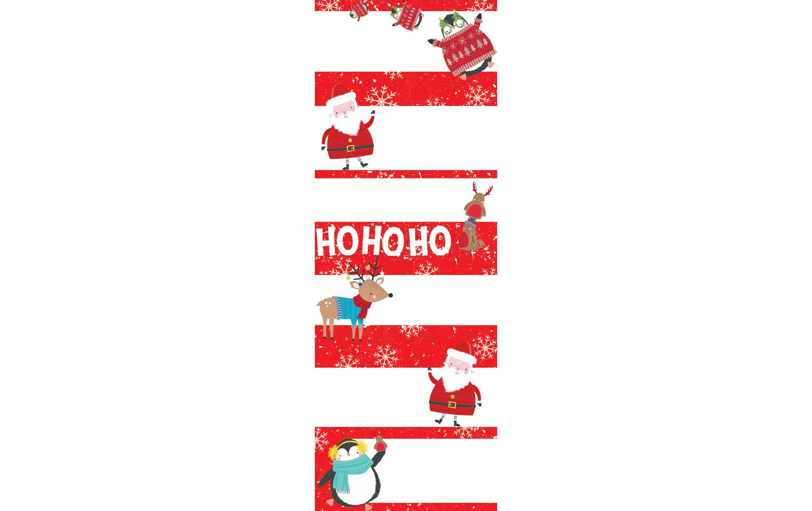 Cart Weihnachtssticker HoHoHo 18 Stück