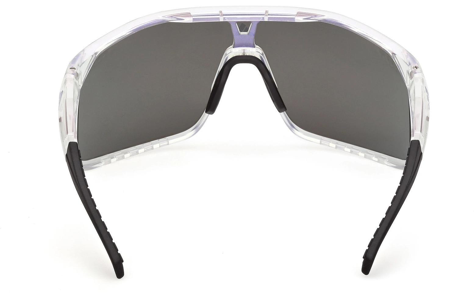 adidas Alkator SP0124 Transparent, Lens blue mirror