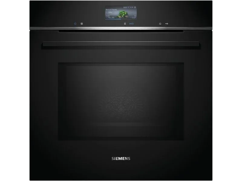 Siemens Einbaubackofen mit Mikrowelle iQ700 HM736G1B1C Schwarz