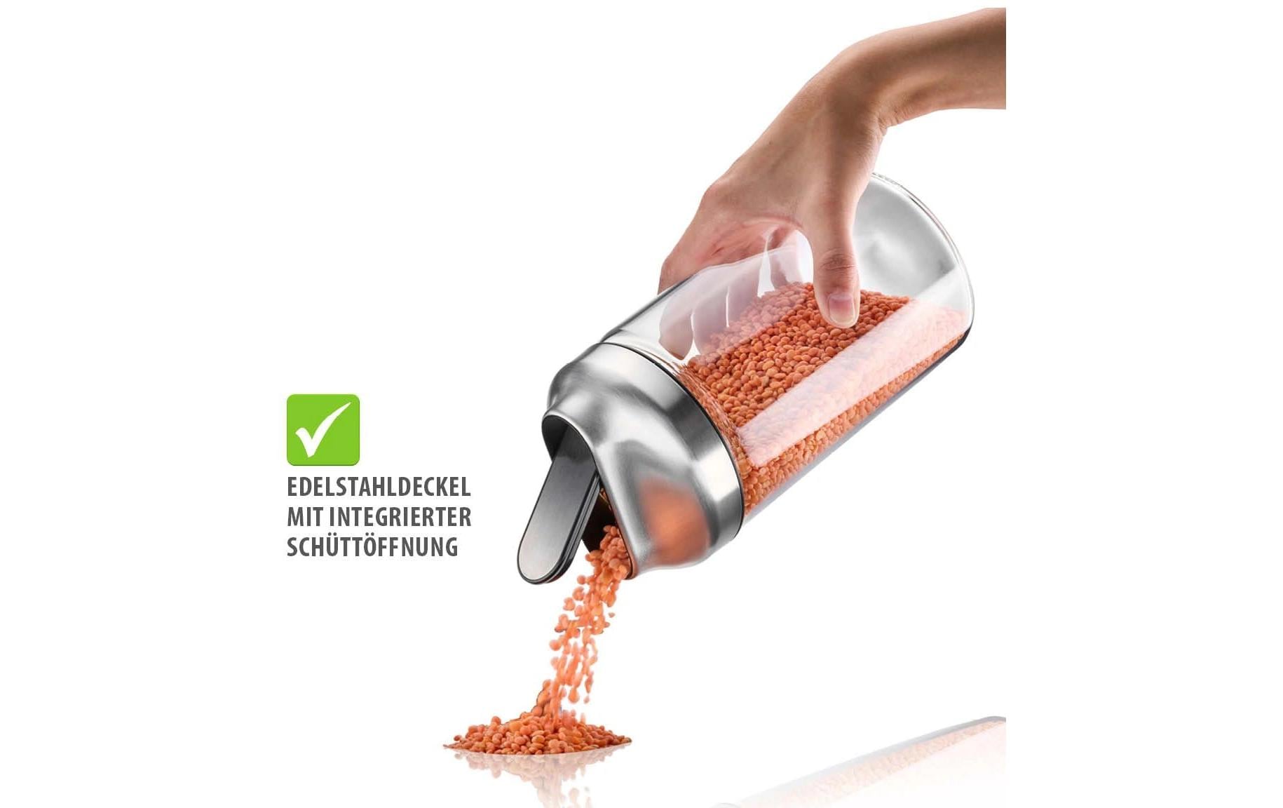 GEFU Vorratsdose Kippo 1 l, Transparent