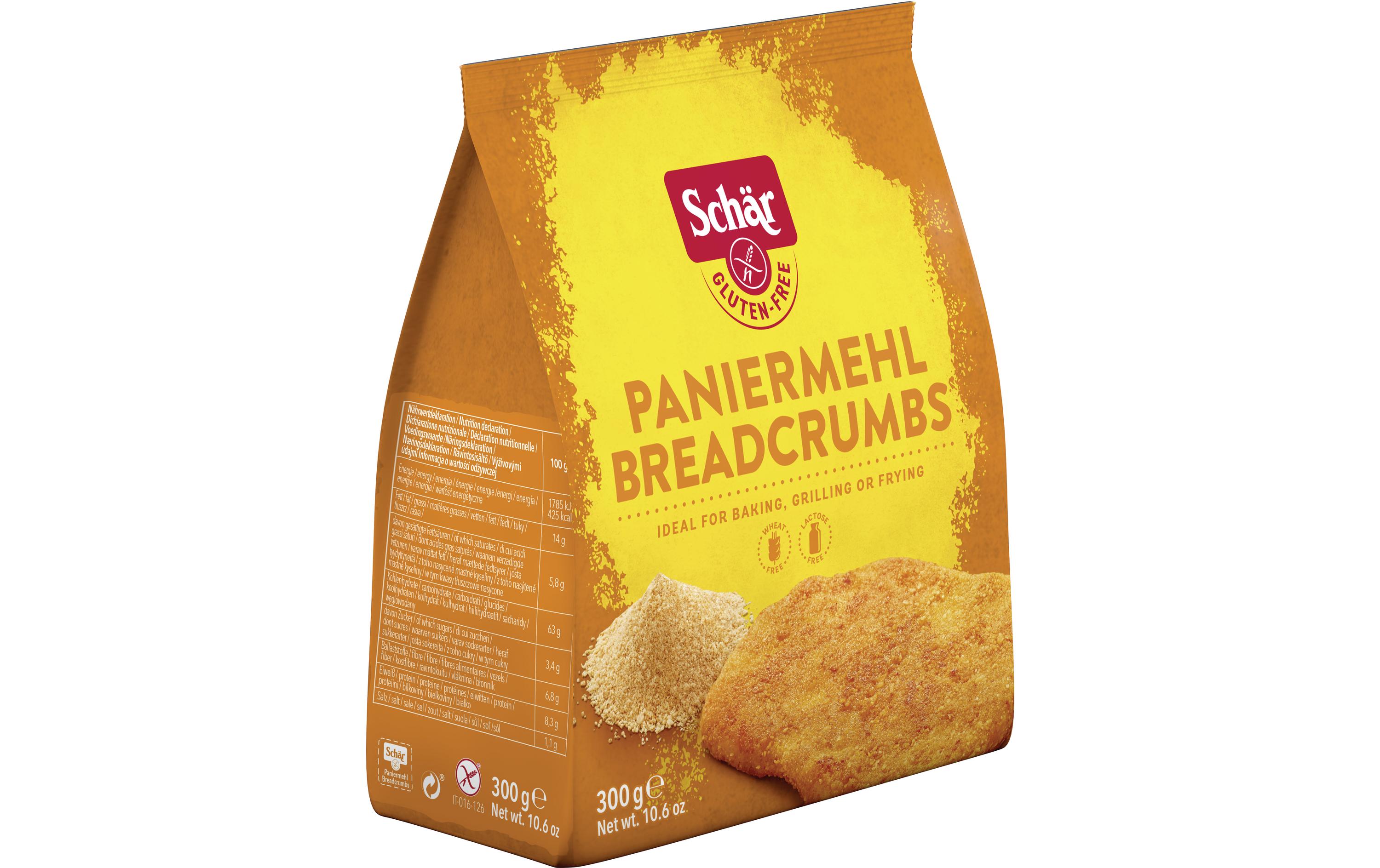 Dr.Schär Paniermehl Breadcrumbs glutenfrei 300 g Dr.Schär Paniermehl Breadcrumbs glutenfrei 300 g
