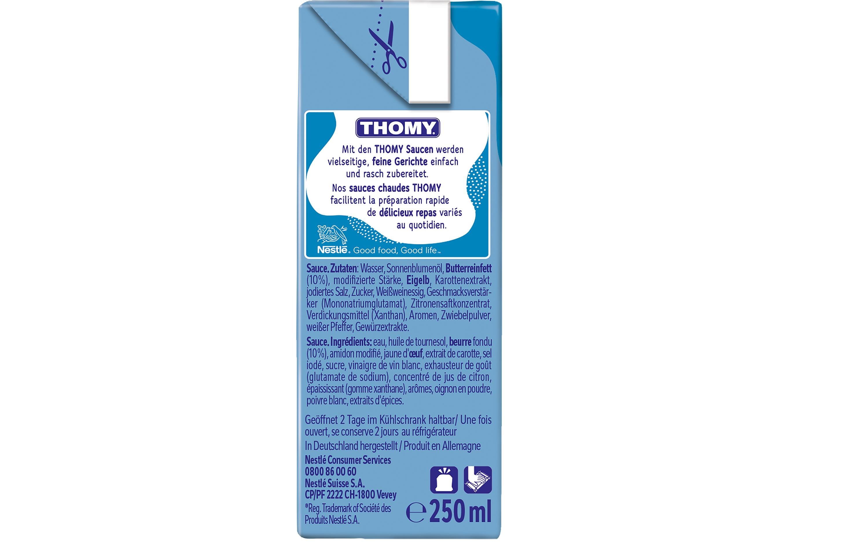 Thomy Hollandaise Sauce 250 ml