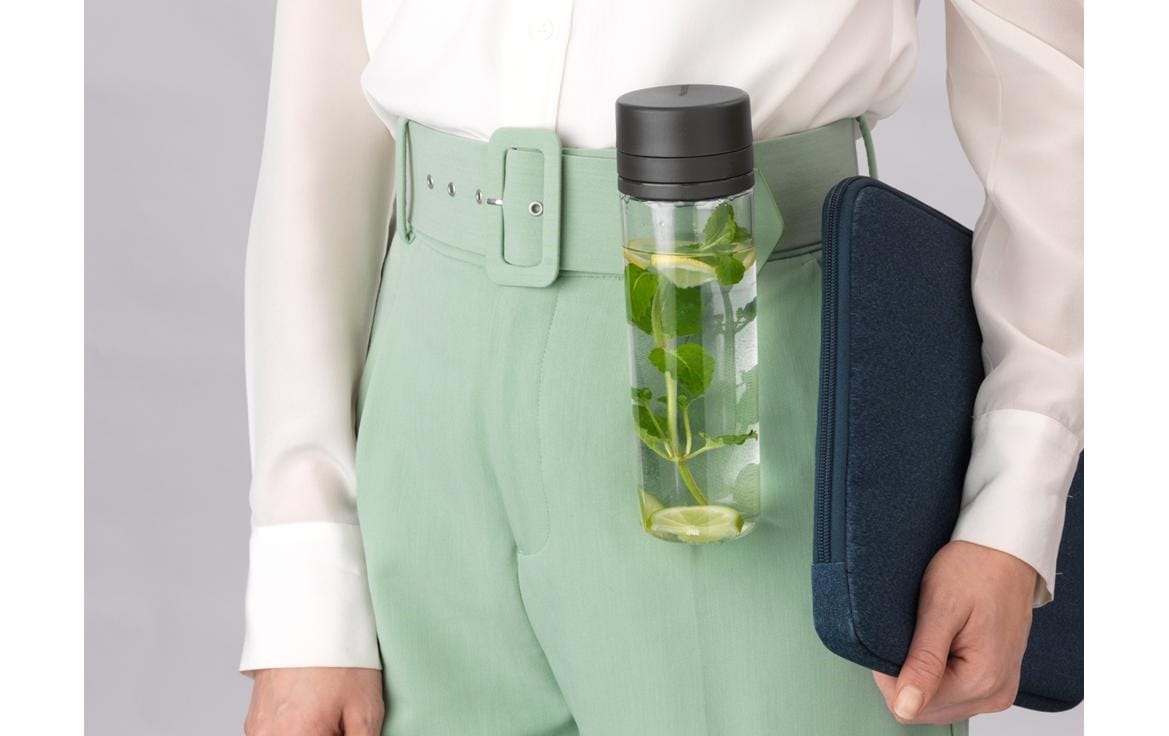 Brabantia Trinkflasche Make & Take 500 ml, Dunkelgrau