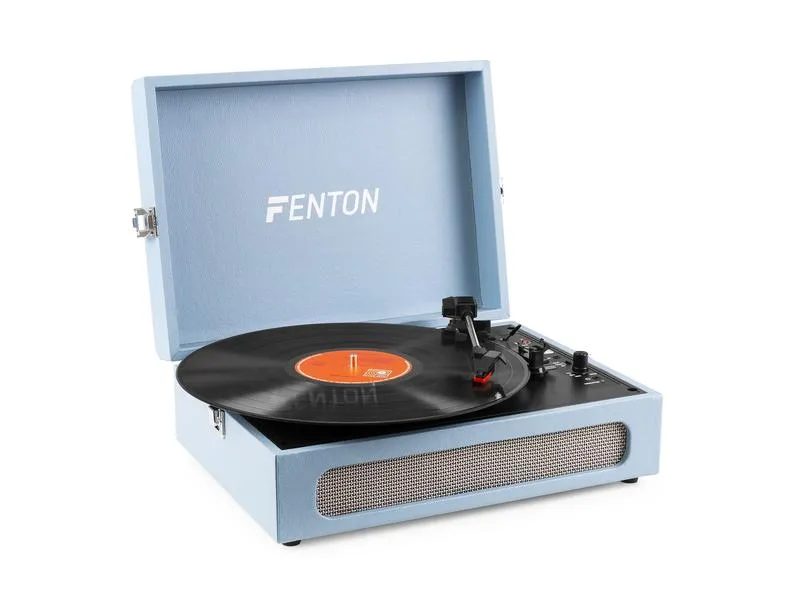 Fenton Plattenspieler mit Bluetooth RP118E Blau