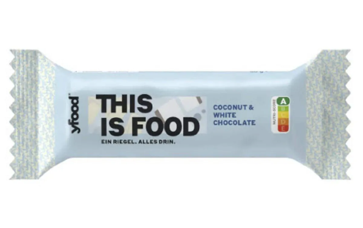 YFOOD Riegel Coconut and White Chocolate 12 x 60 g YFOOD Riegel Coconut and White Chocolate 12 x 60 g