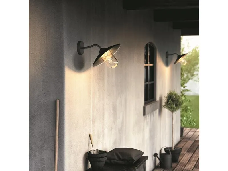 Philips Hammock Wandleuchte schwarz, exkl. LM 1 x 60W Philips Hammock Wandleuchte schwarz, exkl. LM 1 x 60W