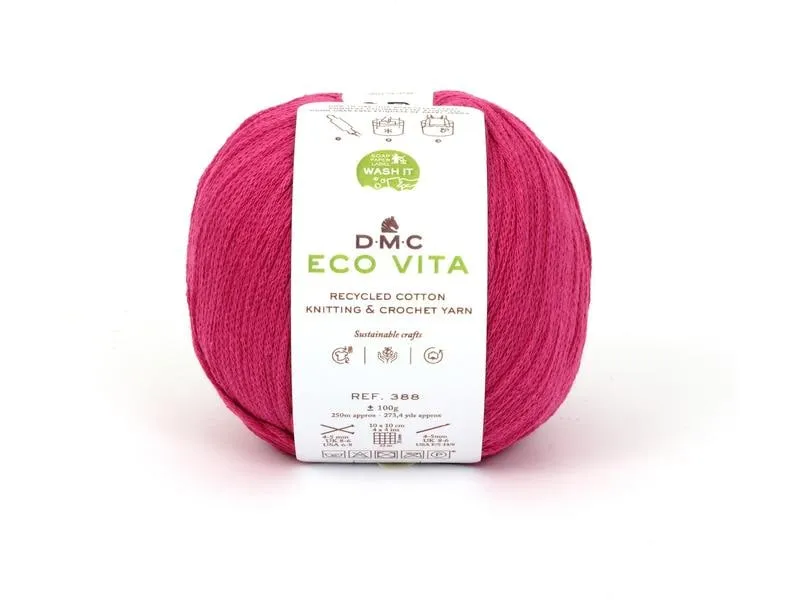 DMC Wolle Eco Vita 100 g, Pink DMC Wolle Eco Vita 100 g, Pink