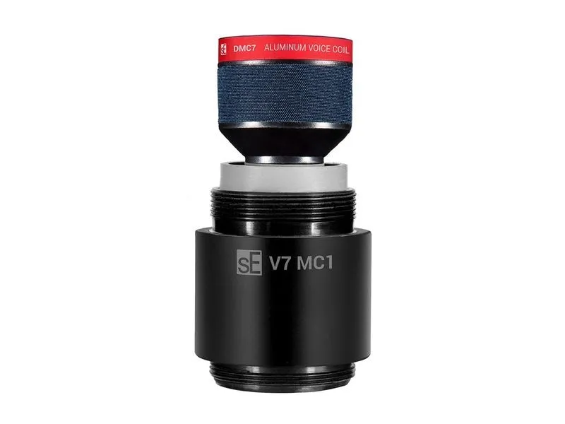 sE Electronics V7 MC1 Dynamische Mikrofonkapsel, Superniere, Schwarz sE Electronics V7 MC1 Dynamische Mikrofonkapsel, Superniere, Schwarz