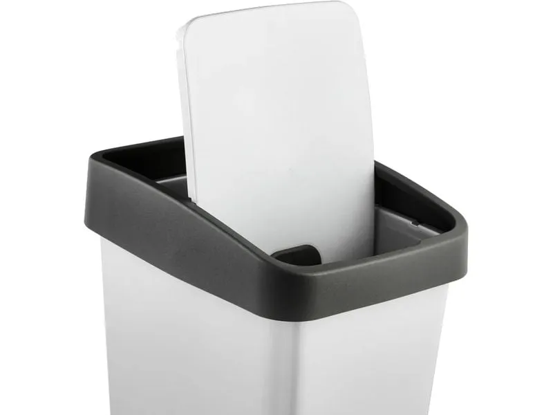keeeper Abfalleimer Magne 45 l, Flip-Deckel, light silver keeeper Abfalleimer Magne 45 l, Flip-Deckel, light silver