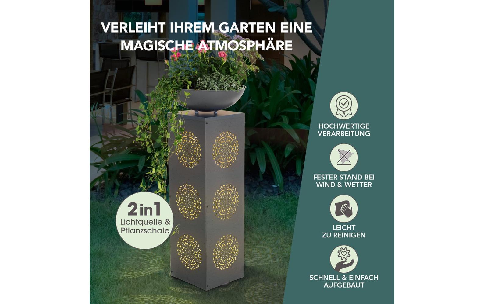 EASYmaxx LED-Dekosäule Mandala, Aufbauset