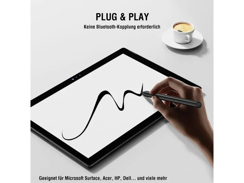 4smarts Eingabestift MPP Sylus Pen Schwarz 4smarts Eingabestift MPP Sylus Pen Schwarz