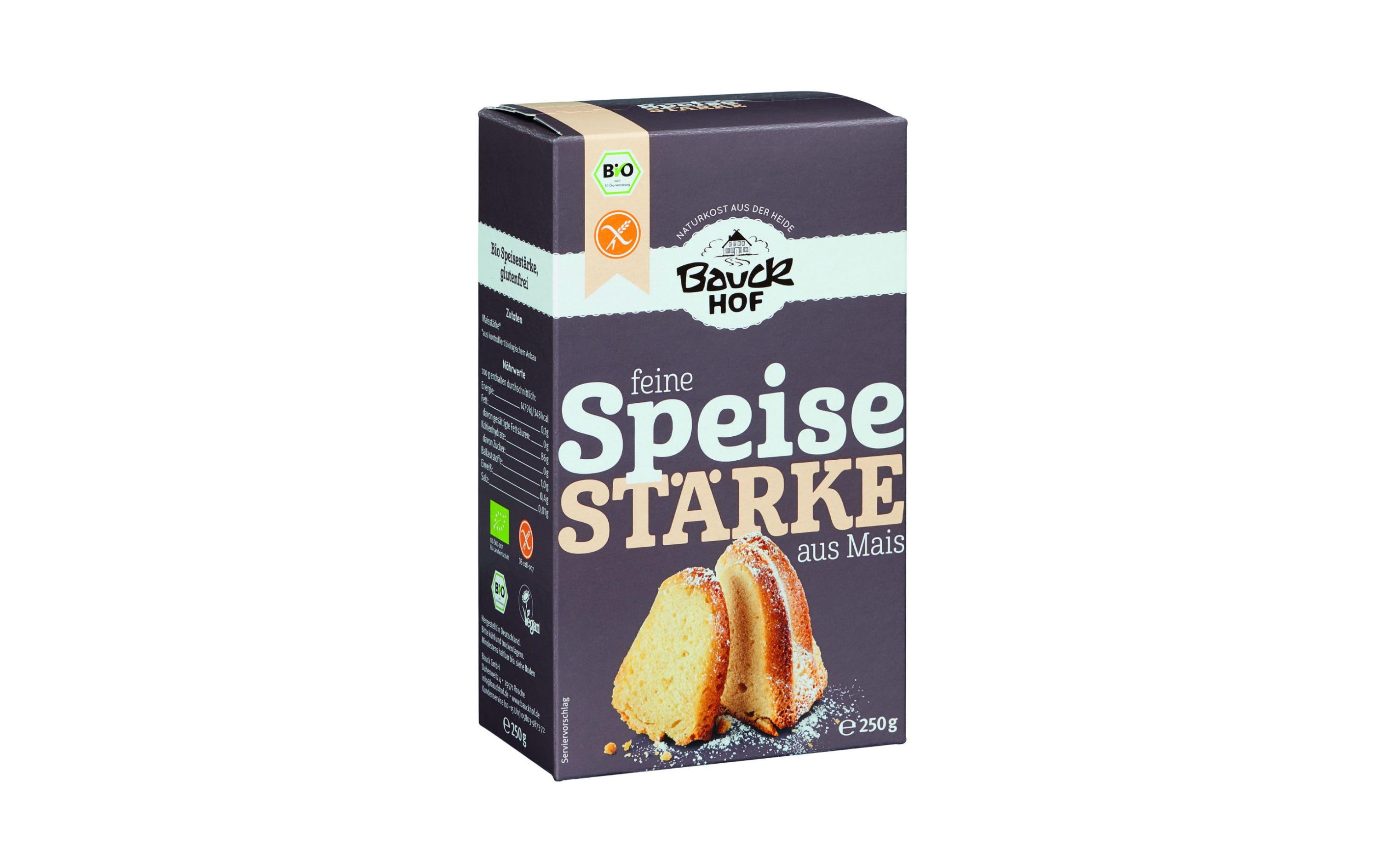 Bauck Mühle Bio Speisestärke sehr fein glutenfrei 250 g Bauck Mühle Bio Speisestärke sehr fein glutenfrei 250 g