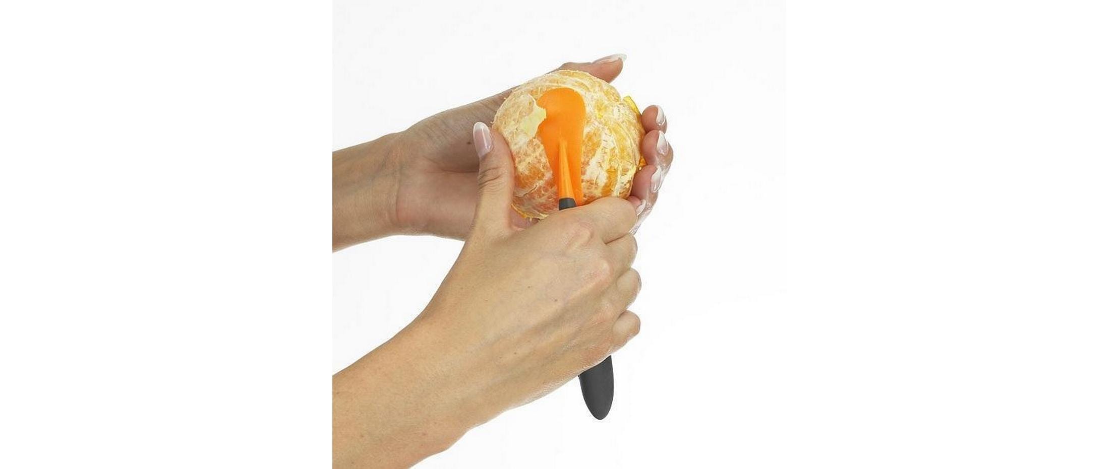 Lurch Sparschäler Orangenschäler Schwarz/Orange