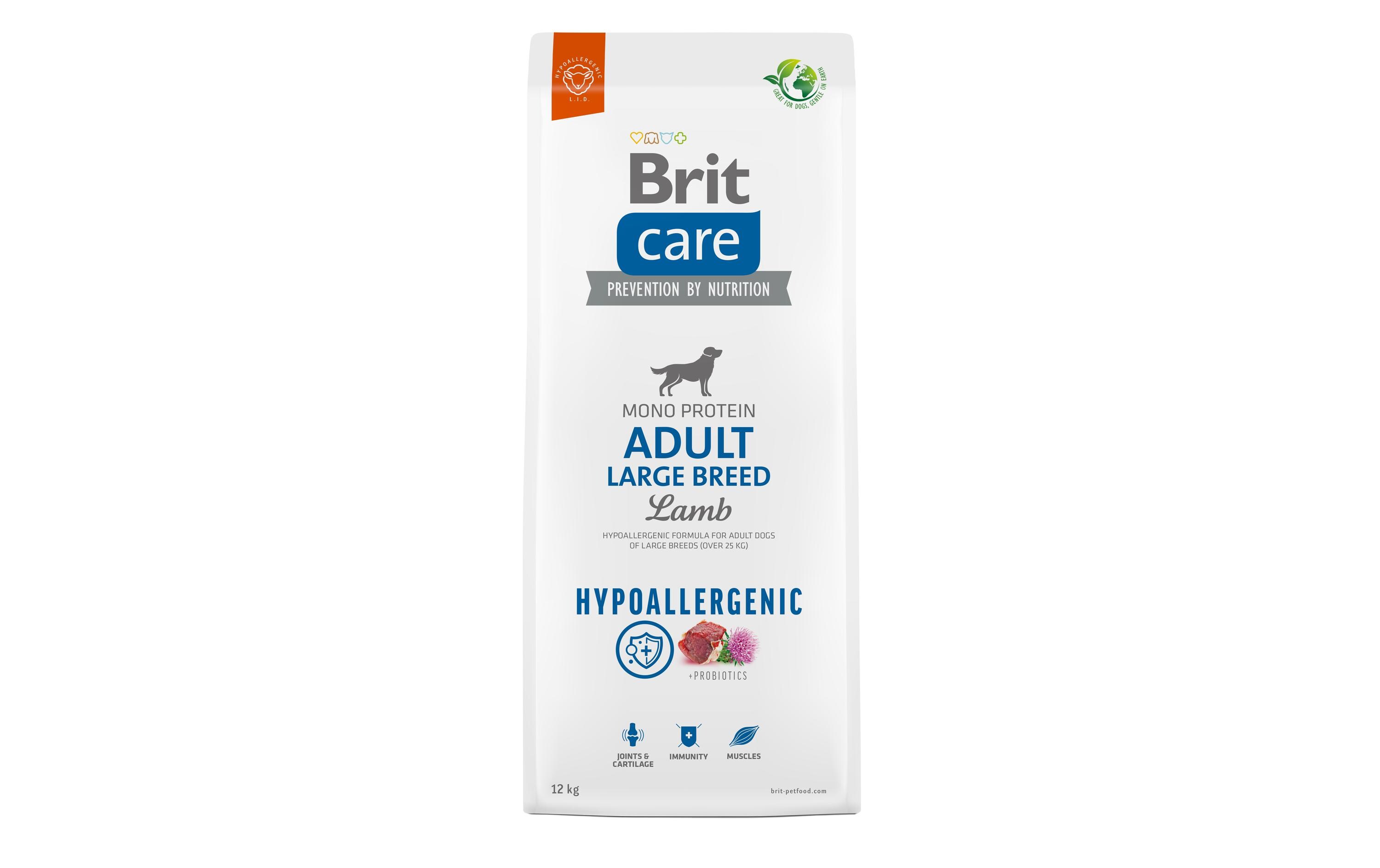 Brit Trockenfutter Care Large Breed Hypoallergenic Lamm, 12 kg