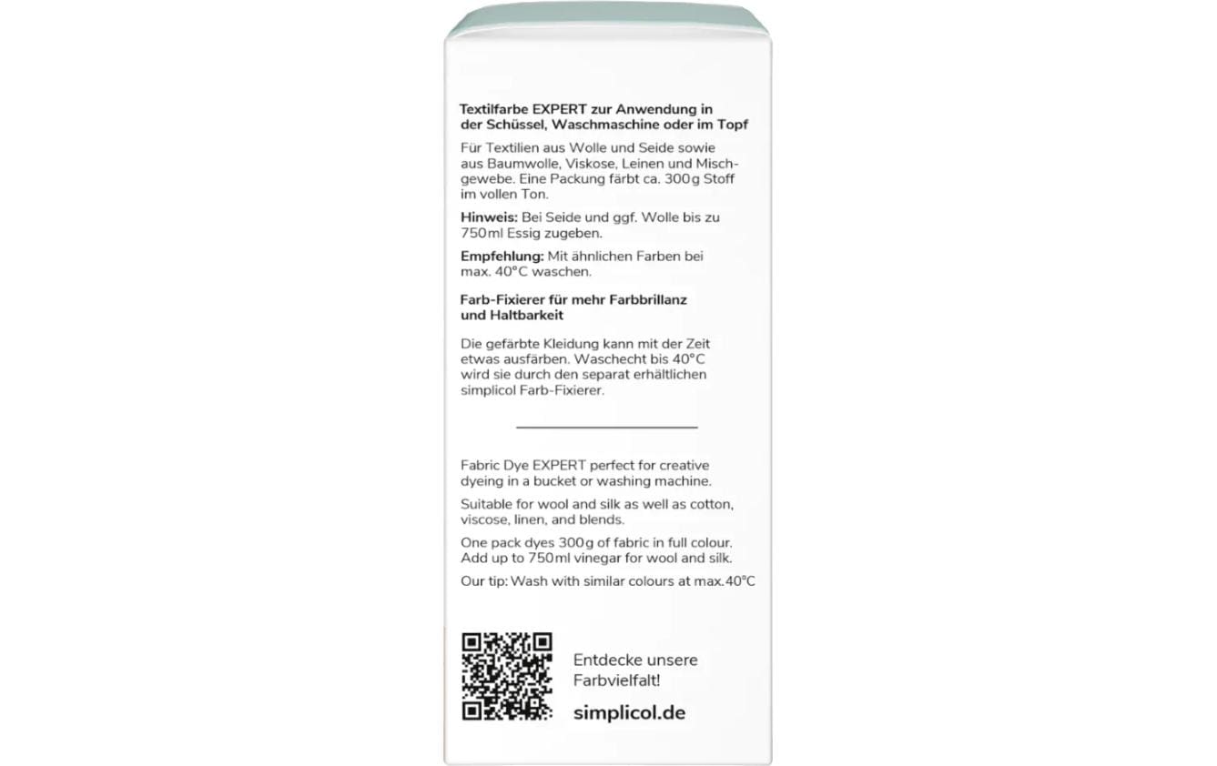 Simplicol Textilfarbe expert , Mint