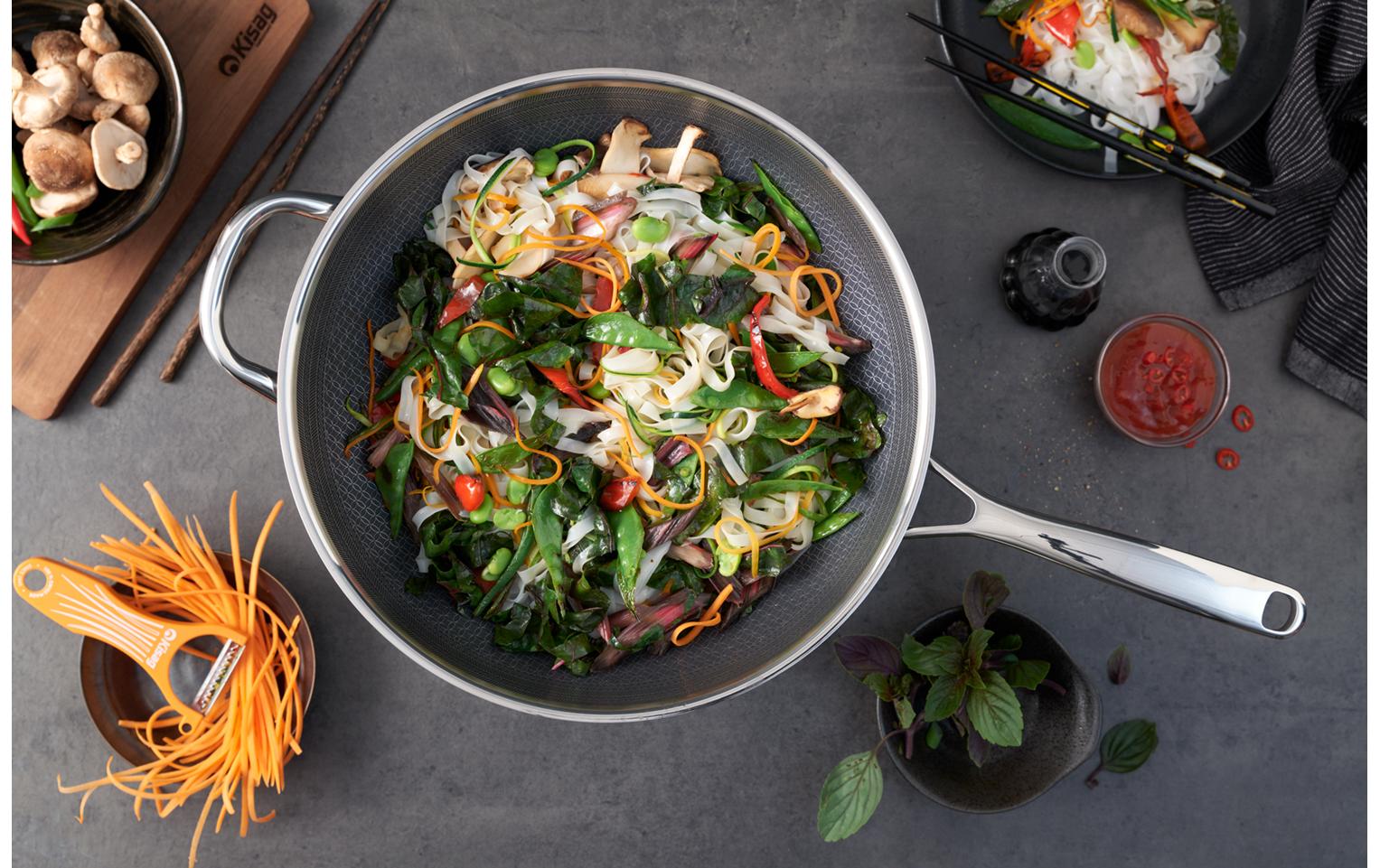 Kisag Wok Pfanne Kyoto Ø32 H 9.0 cm, 5.5 L