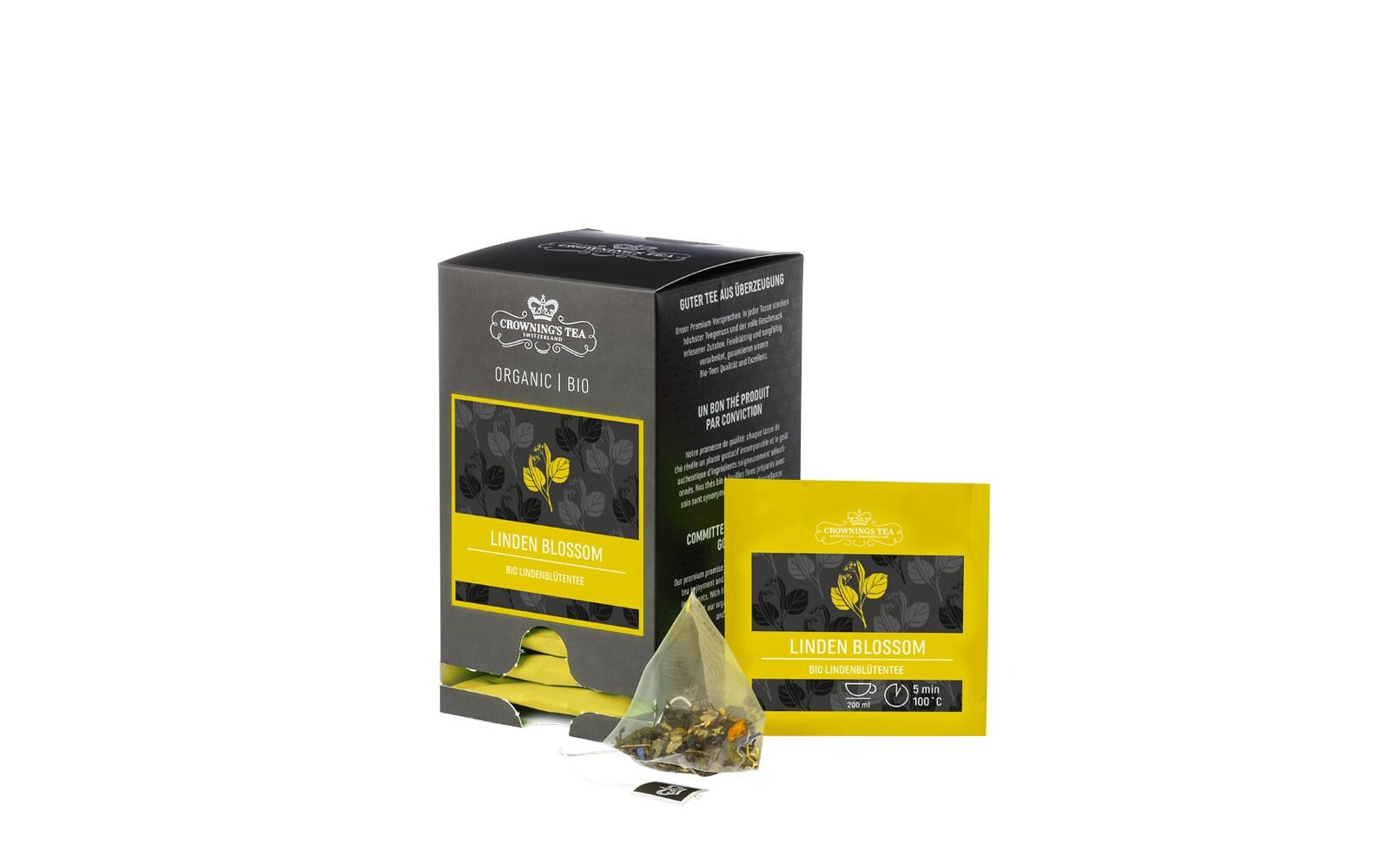 Crowning’s Tea Teebeutel Bio Linden Blossom 15 Stück