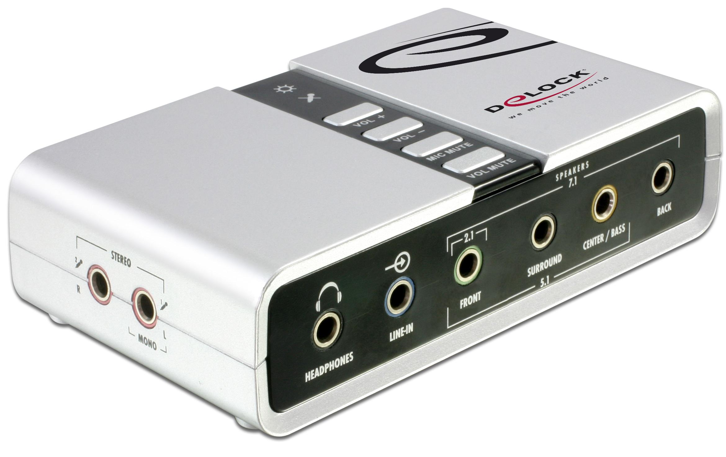Delock USB Sound Box 7.1 USB Delock USB Sound Box 7.1 USB