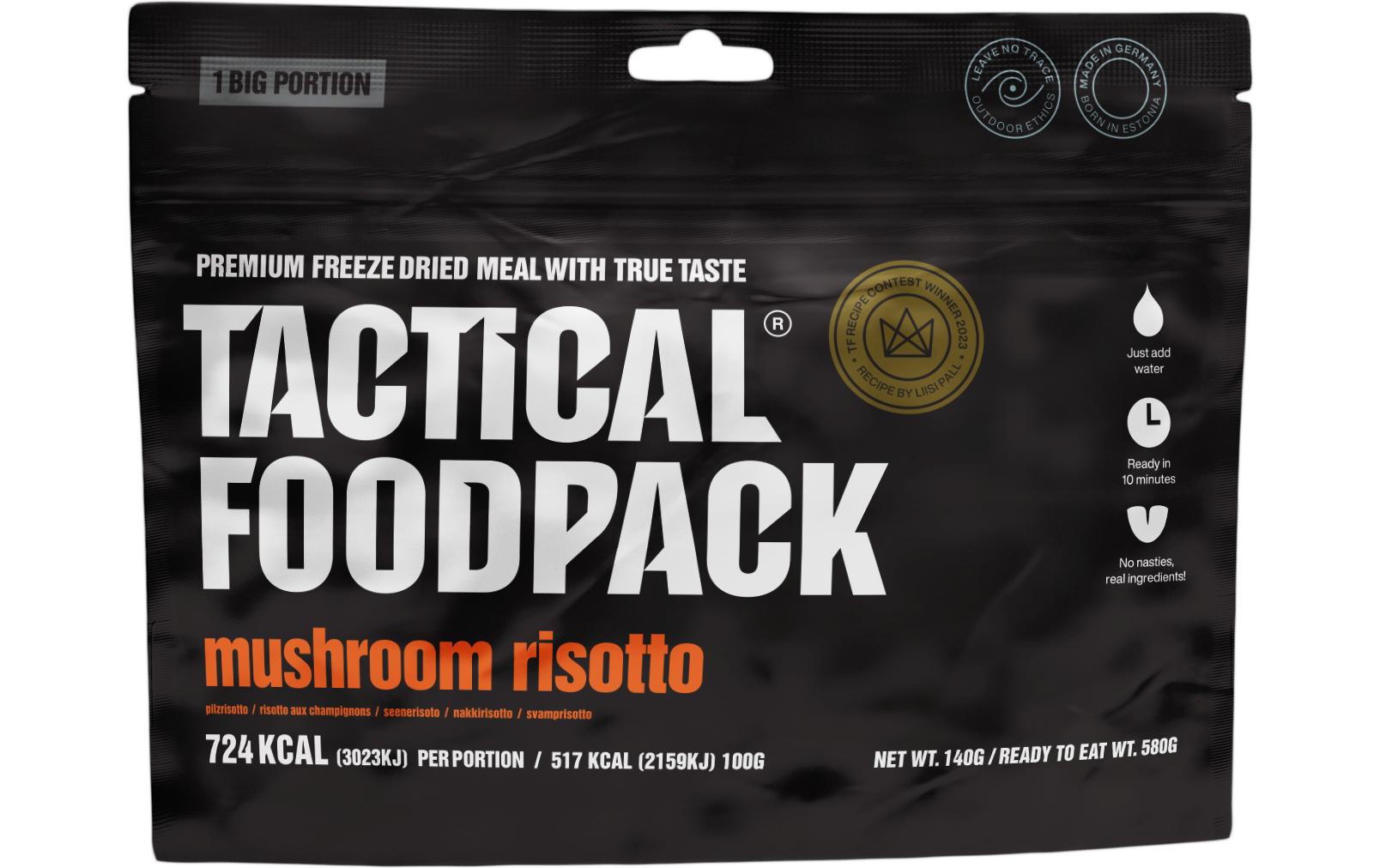 Tactical Foodpack Hauptgericht Pilz-Risotto Tactical Foodpack Hauptgericht Pilz-Risotto