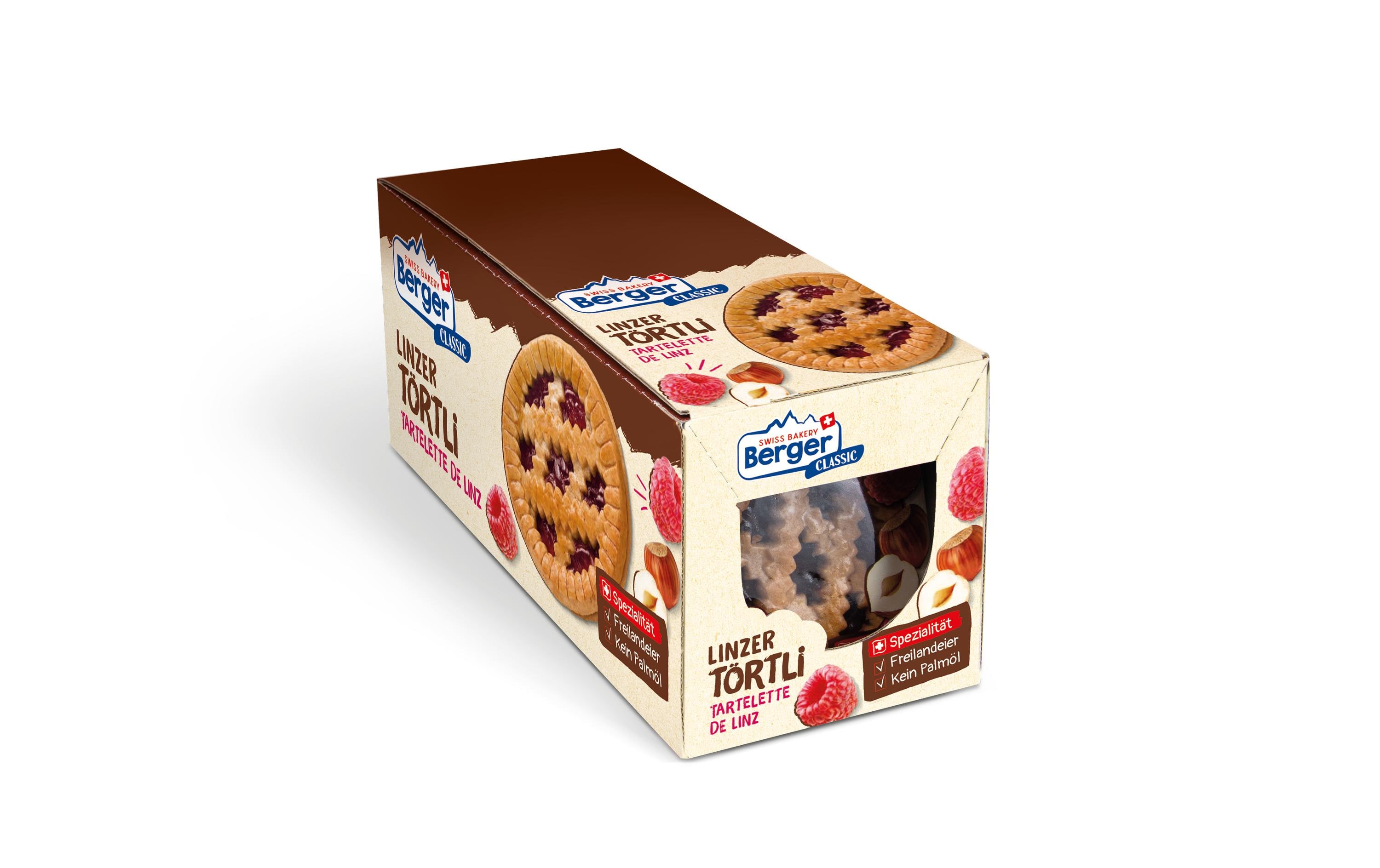 Berger Gebäck Linzertörtli 10 x 74 g Berger Gebäck Linzertörtli 10 x 74 g