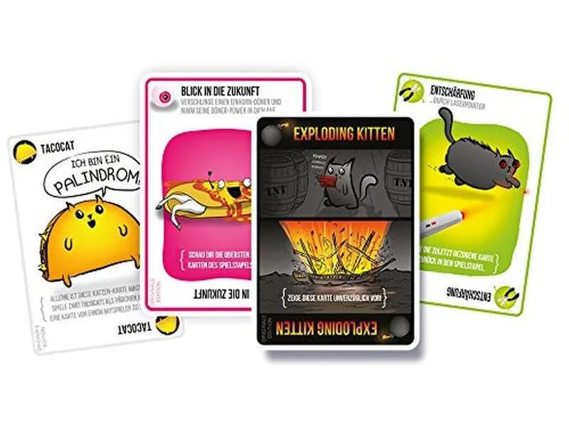 Asmodée Partyspiel Exploding Kittens -DE- Asmodée Partyspiel Exploding Kittens -DE-