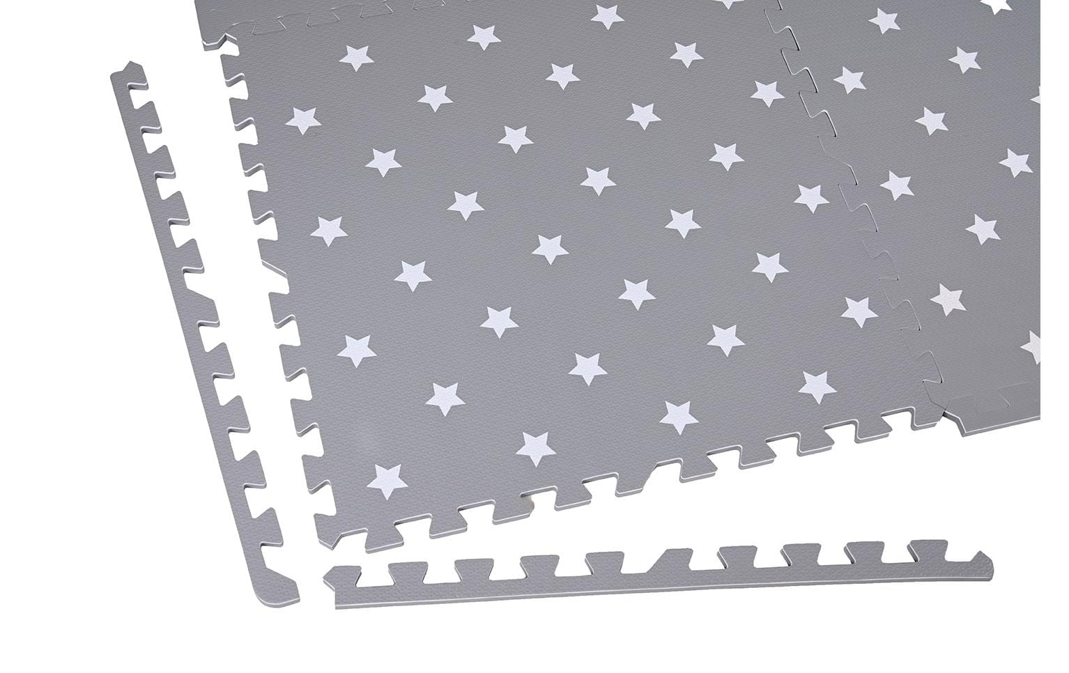 Knorrtoys Puzzlematte Sterne Grau