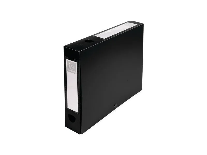 Exacompta Archivschachtel A4, Schwarz Exacompta Archivschachtel A4, Schwarz