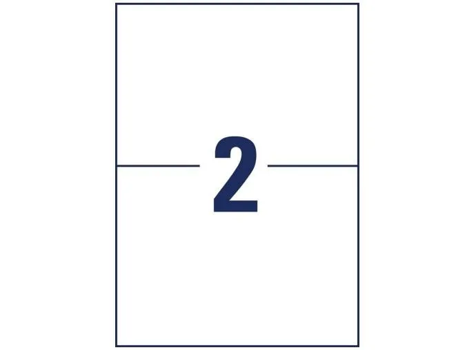 Avery Zweckform Universal-Etiketten 210 x 148 mm,130 Etiketten / 65 Bogen Avery Zweckform Universal-Etiketten 210 x 148 mm,130 Etiketten / 65 Bogen