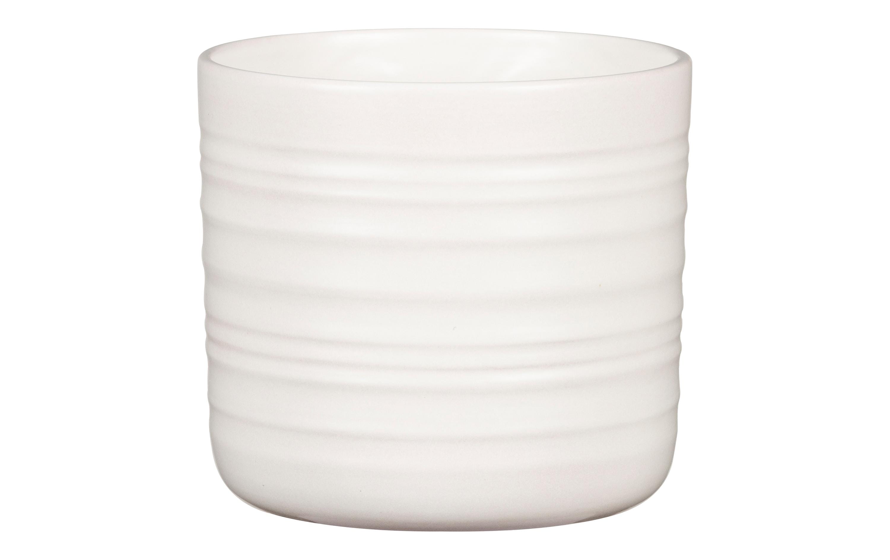 scheurich Blumentopf Cottage 14.2 cm, Weiss