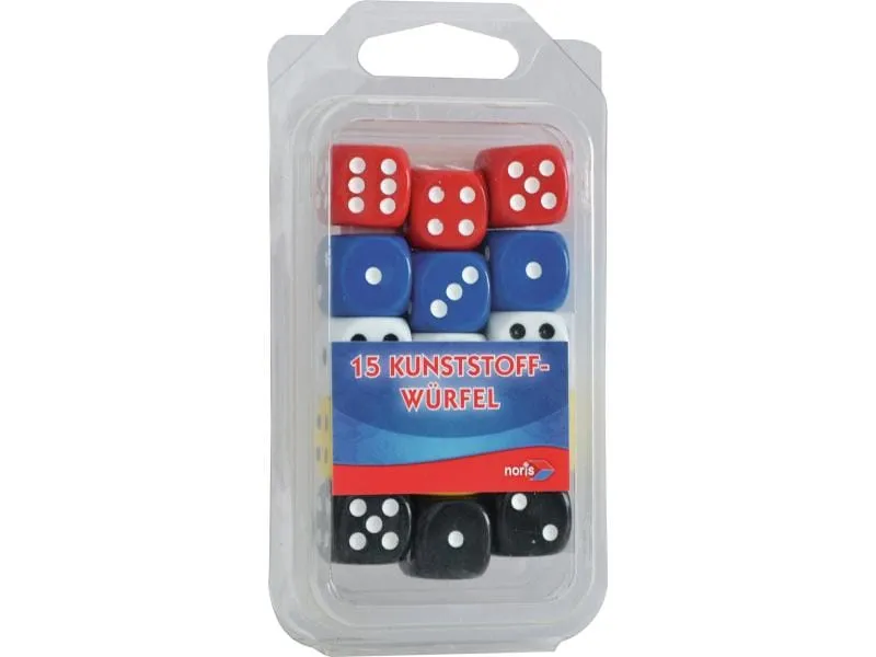 Noris Würfel 15 bunt Noris Würfel 15 bunt
