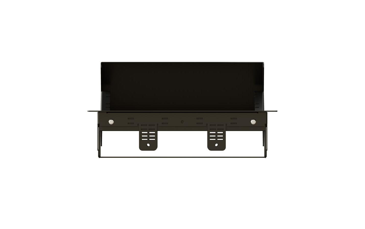 max connect Einbaurahmen BOX S 3-Fach Schwarz