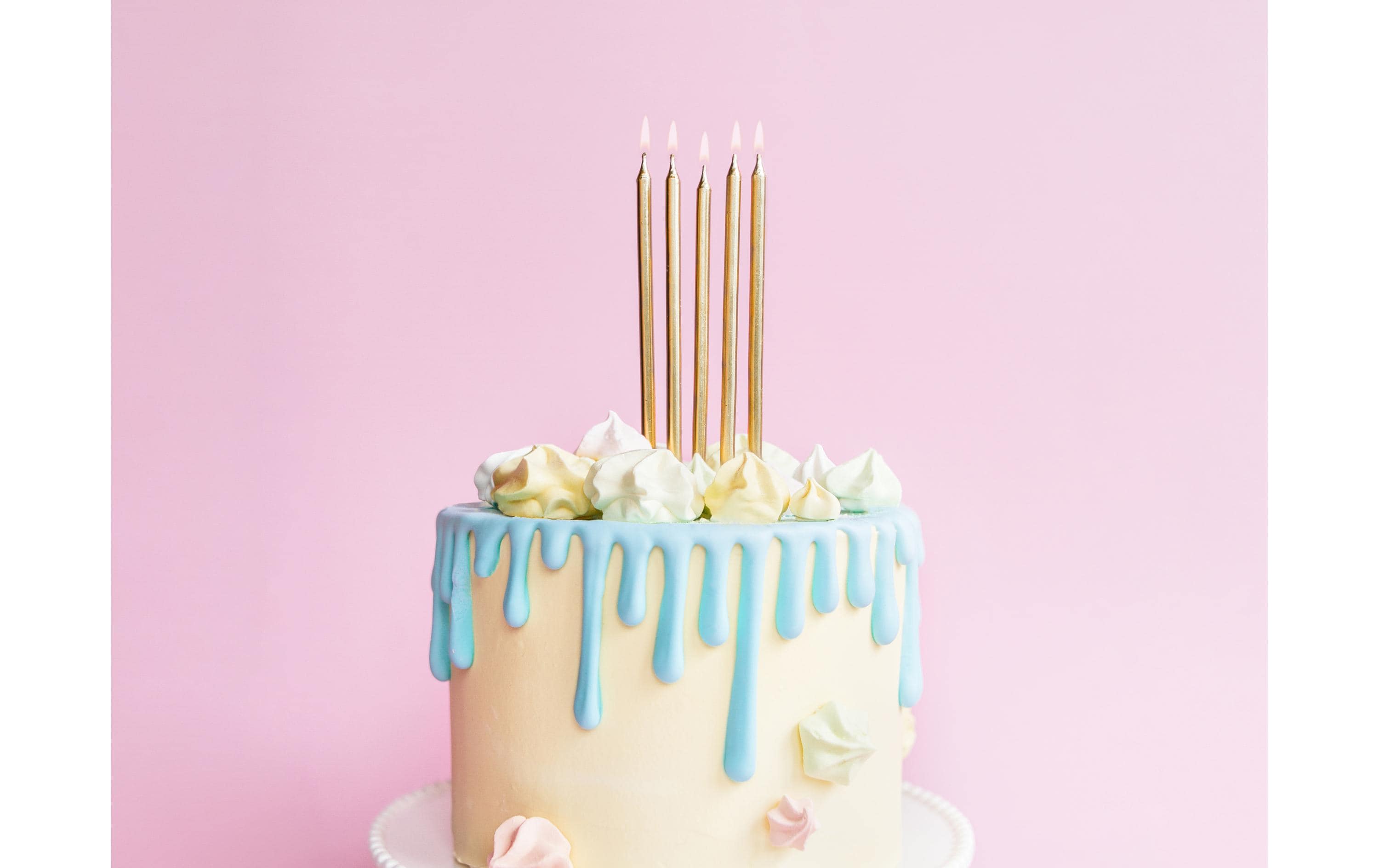 Partydeco Kerze 12.5 cm, 12-teiig, Gold