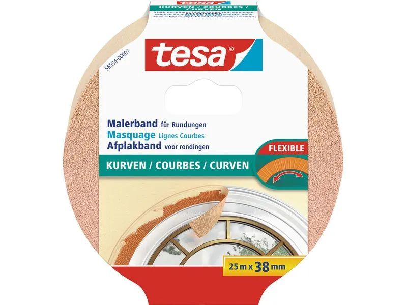 tesa Malerband Flexibles Kurvenklebeband tesa Malerband Flexibles Kurvenklebeband