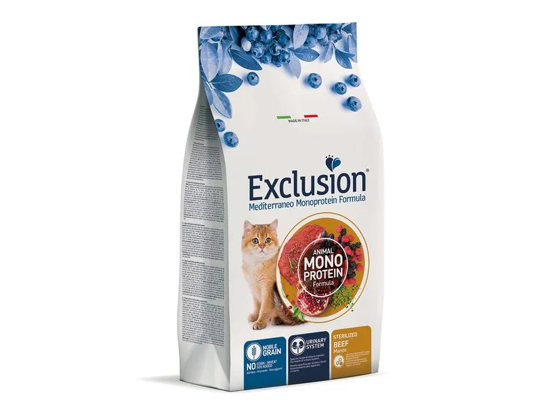 Exclusion Trockenfutter Sterilized Beef, 12 kg