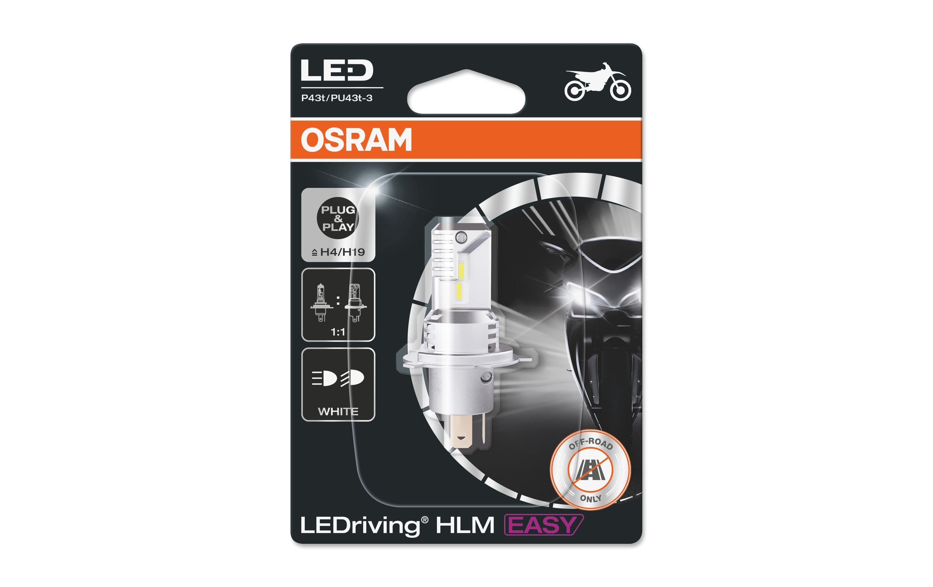 OSRAM LEDriving Off-Road LED Retrofit Easy H4/H19 - 12V/13W