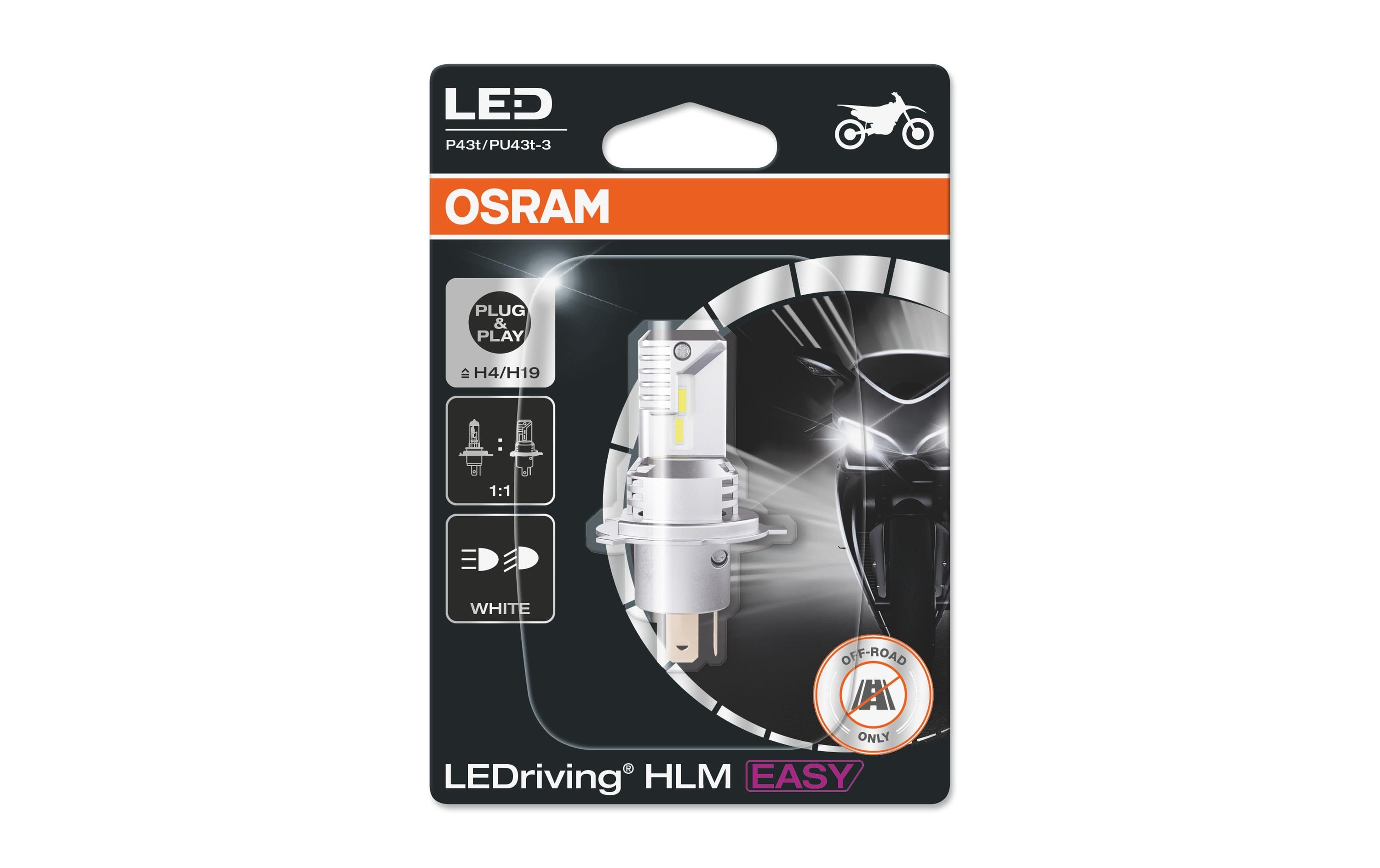 OSRAM LEDriving Off-Road LED Retrofit Easy H4/H19 - 12V/13W OSRAM LEDriving Off-Road LED Retrofit Easy H4/H19 - 12V/13W