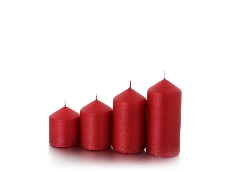balthasar Adventstufenset Lygis Rot, 4 Stück