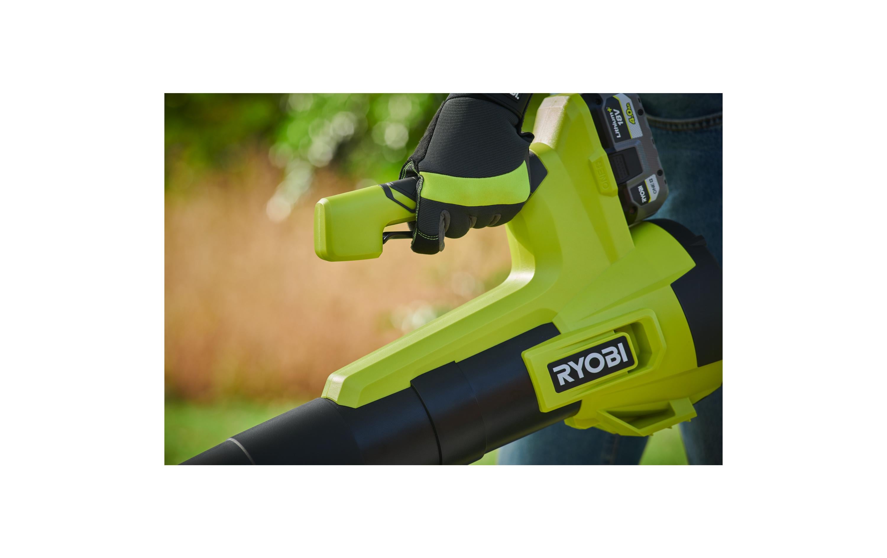 RYOBI Akku-Laubbläser 18 V, 160 km/h, ohne Akku und Ladegerät