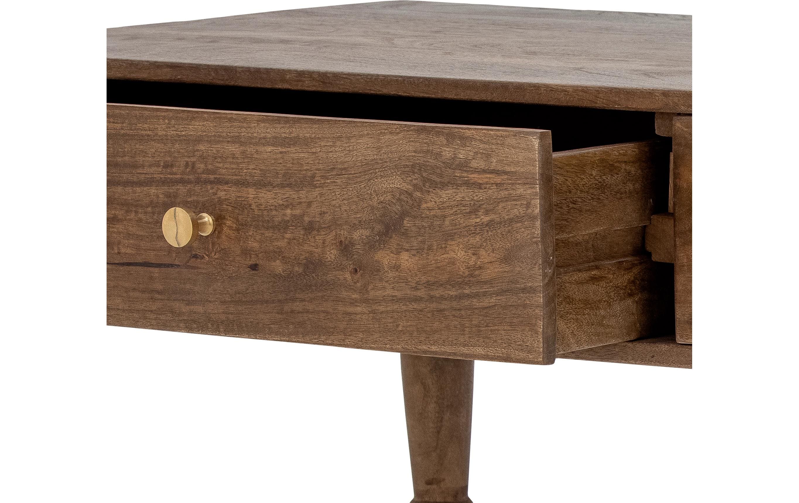 Bloomingville Tisch Betton 50 x 77 cm, Braun