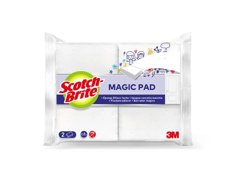 Scotch-Brite Flecken-Radierer Scotch-Brite 2 Stück Scotch-Brite Flecken-Radierer Scotch-Brite 2 Stück