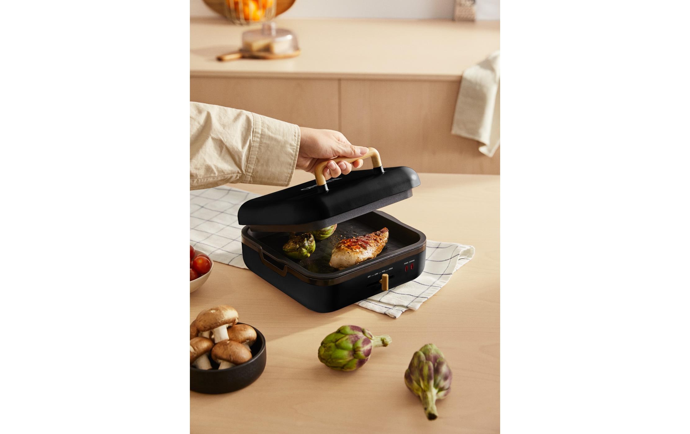 Create Waffeleisen Stone Studio Pro - 180° Schwarz