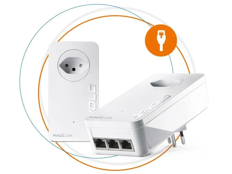 devolo Powerline Magic 2 LAN triple Starter Kit devolo Powerline Magic 2 LAN triple Starter Kit