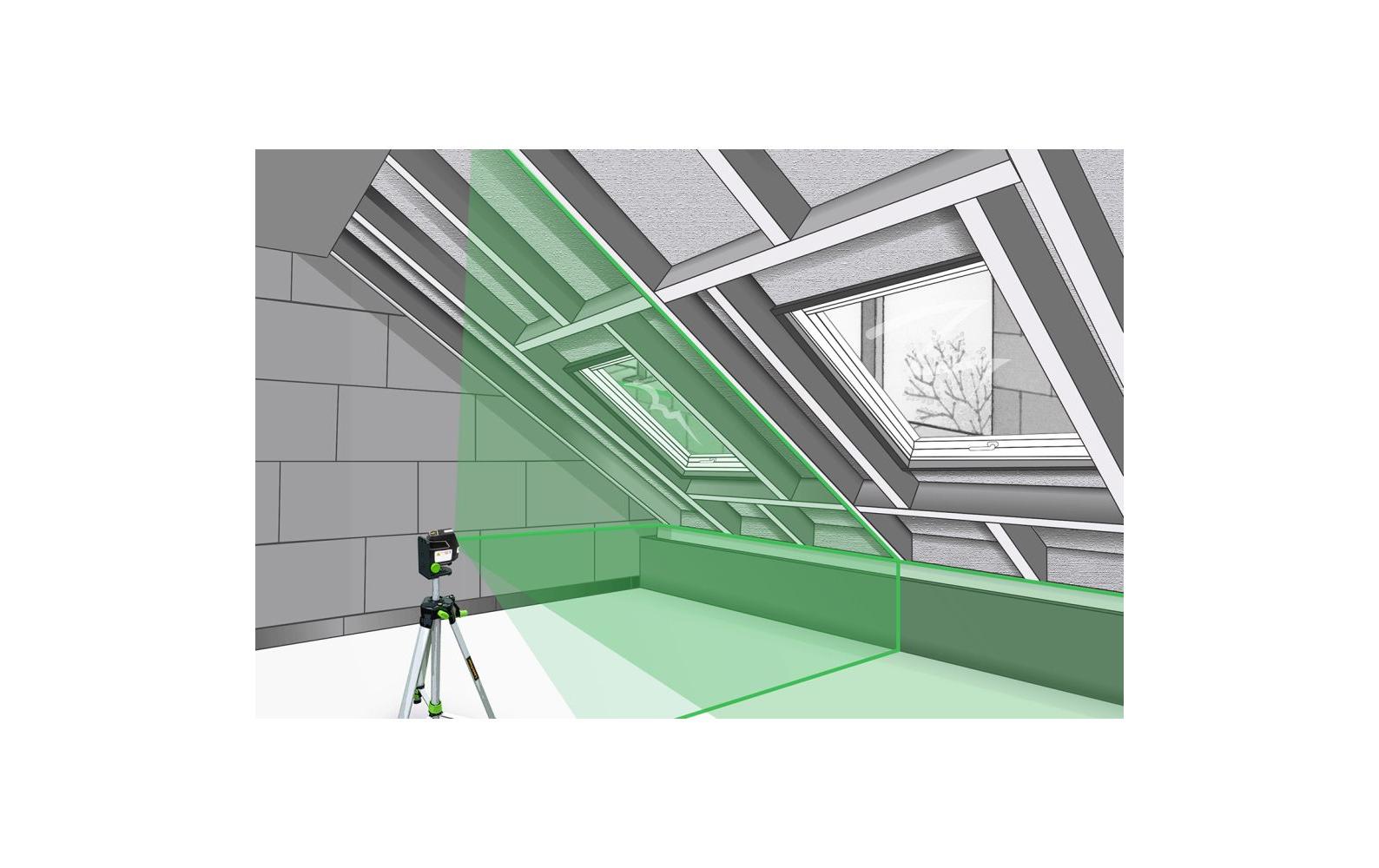 Laserliner Kreuzlinien-Laser PocketCross-Laser 2G Set 150 cm 55 m